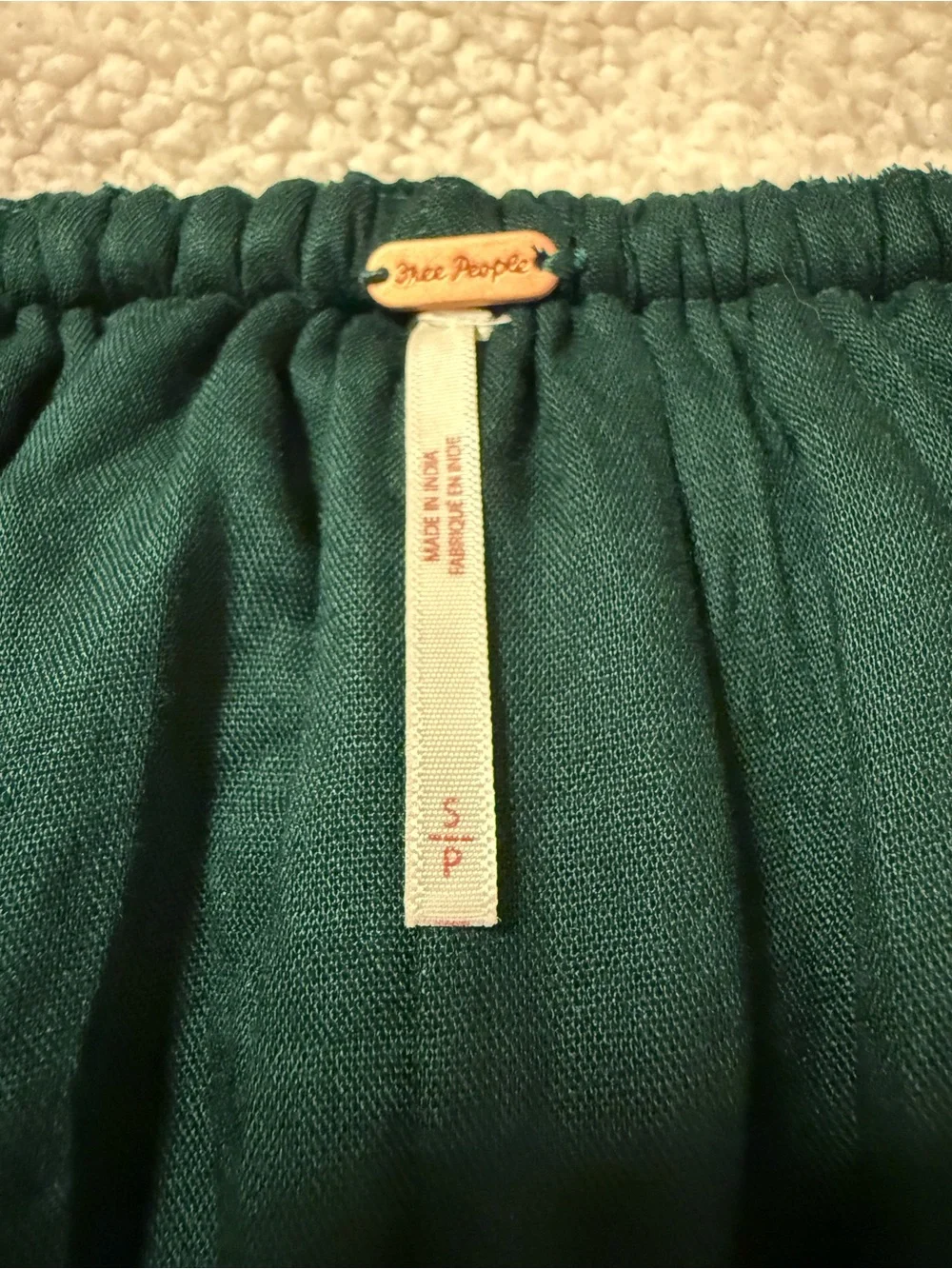 Free People Portia Velvet Mini Dress Emerald Green